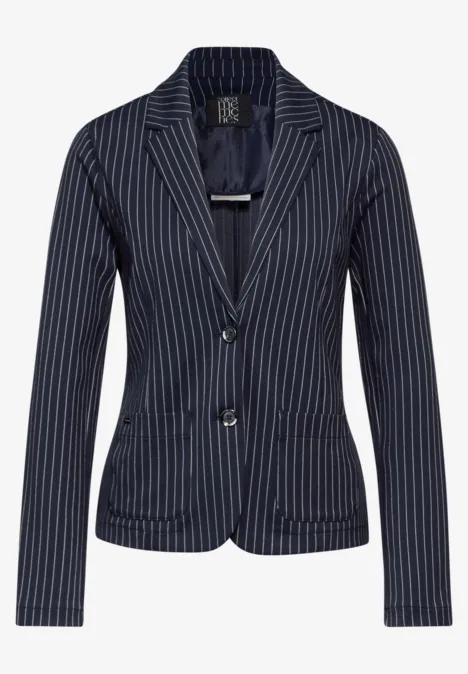 Nadelstreifen-Blazer deep blue
