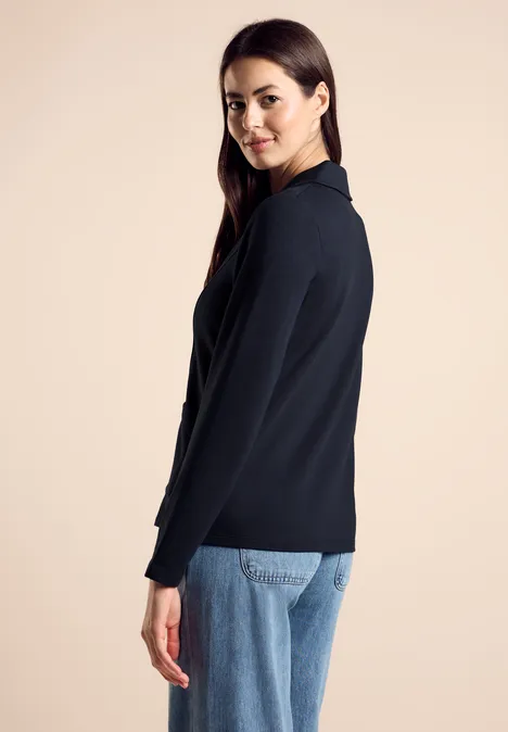 Basis blazer deep blue