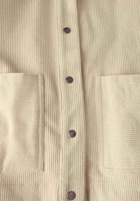 Cord-Overshirt vanilla sky
