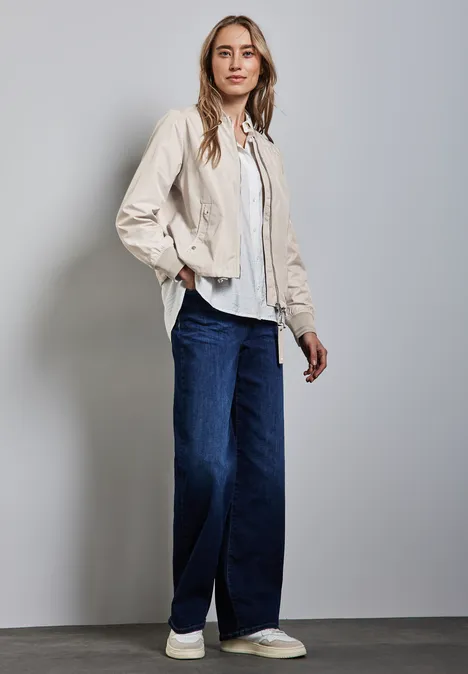 Kurzer Blouson pearly sand