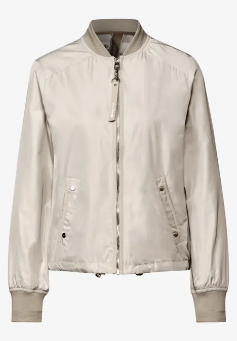 Kurzer Blouson pearly sand