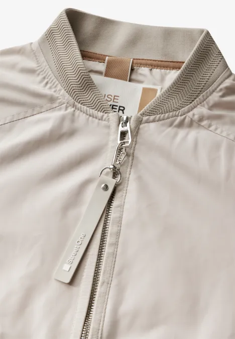 Kurzer Blouson pearly sand