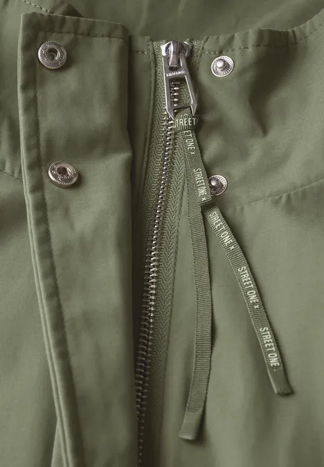 Kurze Jacke mit Stehkragen summer khaki