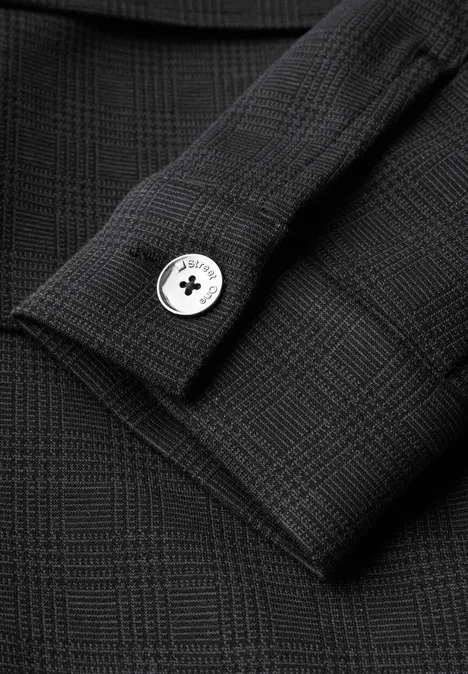 Kurze Cargo Jacke Black