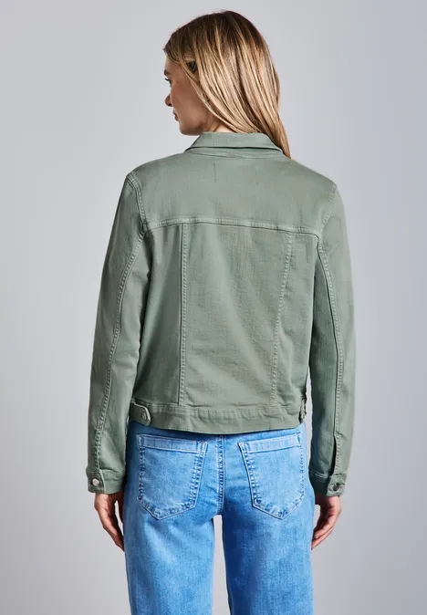 Jeansjacke Olive Washed