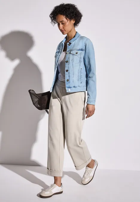 Jeansjacke im Bleached-Look Ultra bleached wash