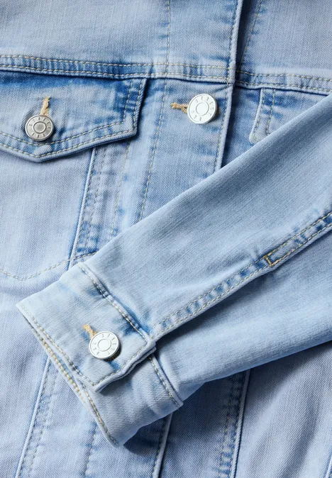 Jeansjacke im Bleached-Look Ultra bleached wash
