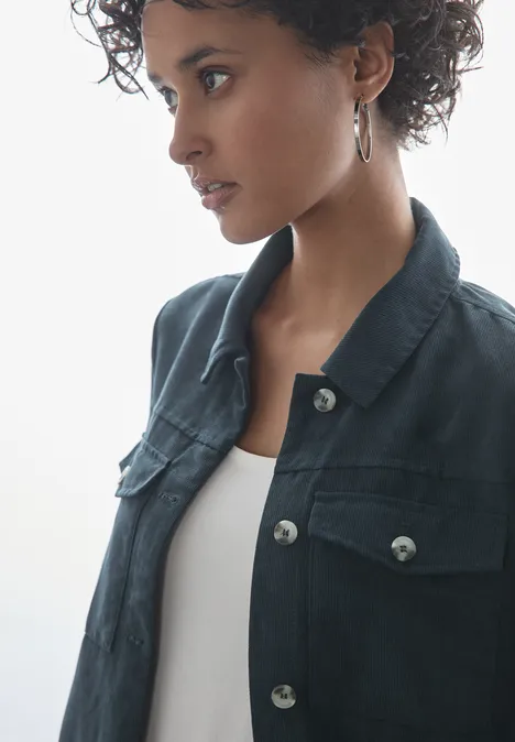 Cordjacke cool vintage green