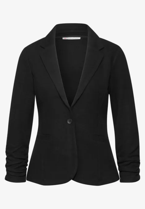 Blazer avec fronces Black Blazer avec fronces Black