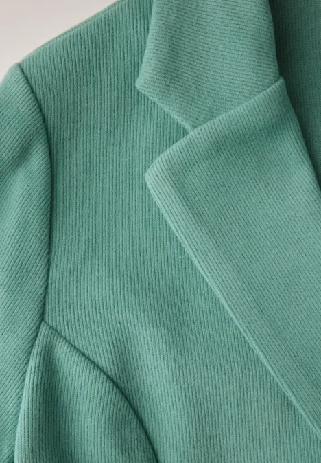 Blazer mit Raffung sunlit green