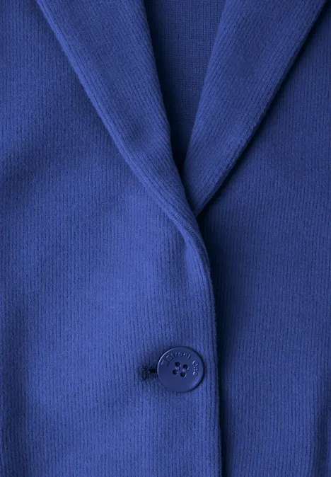 Blazer mit Raffung dodger blue