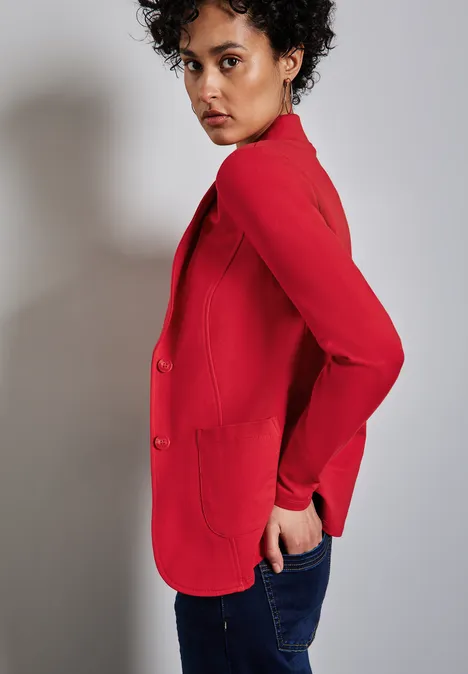 Basic Blazer glory red