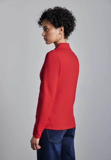 Basic Blazer glory red