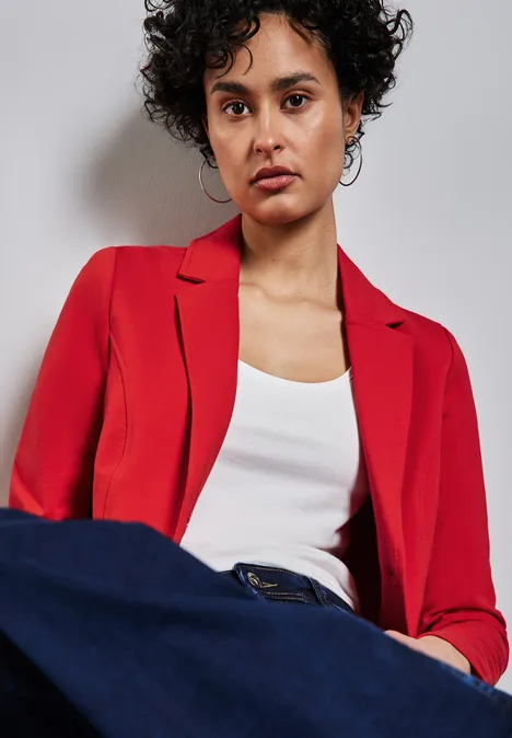 Basic Blazer glory red