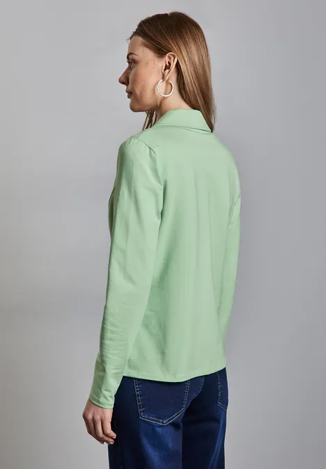 Basic Blazer milky green