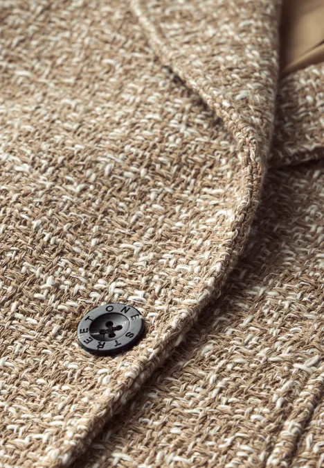 Bouclé Jacke honey sand