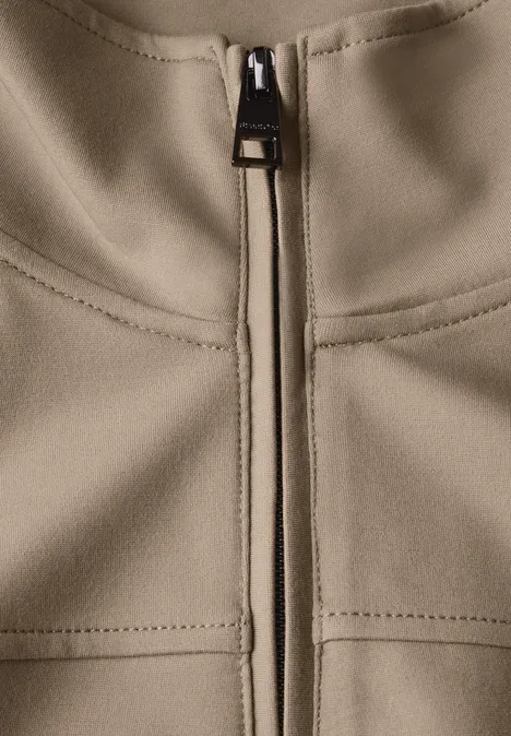 Jacke im Loose Fit safari beige