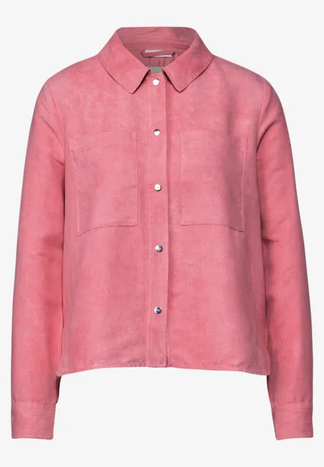 Cord Overshirt desert berry