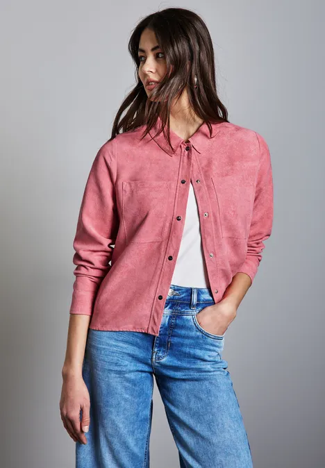 Cord Overshirt desert berry