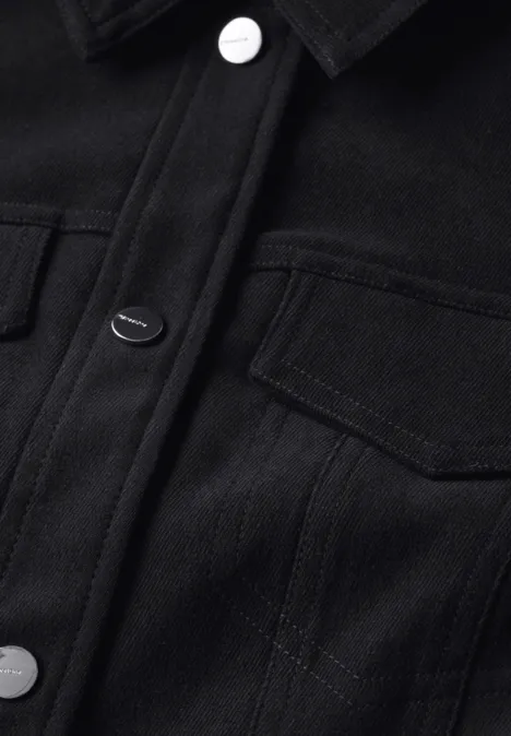 Jacke in Velours-Optik deep tint blue