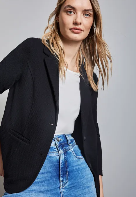 Strukturblazer deep tint blue