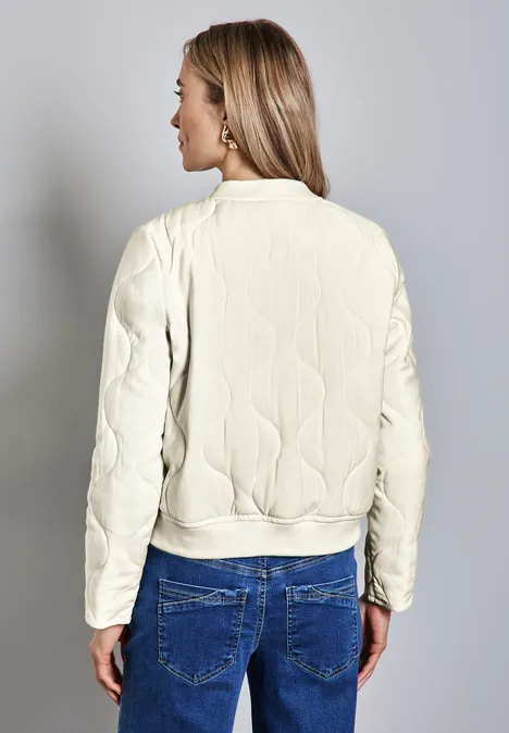 Blouson mit Steppmuster soft beige