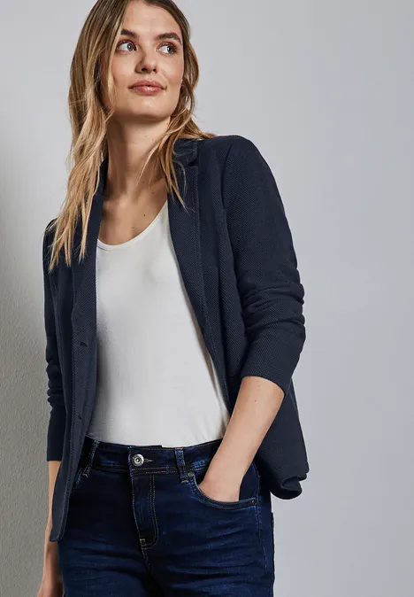 Basic Blazer deep blue