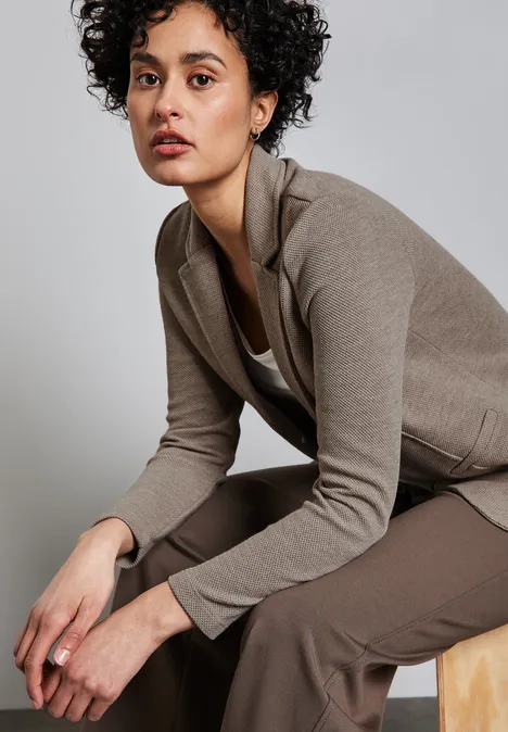 Basic Blazer honey sand mel.