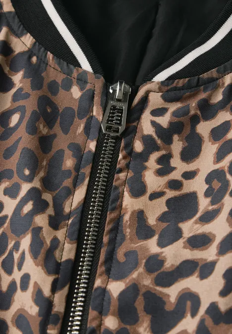 Blouson mit Leo-Muster cub brown
