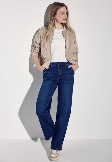 Satin Blouson safari beige