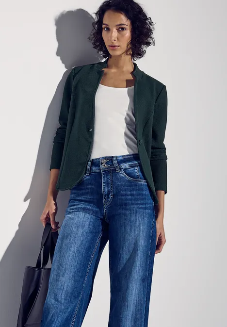 Blazer jacquard hunter green