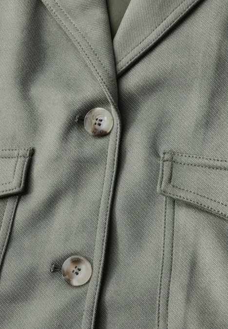 Velours Jacke dusty milky green