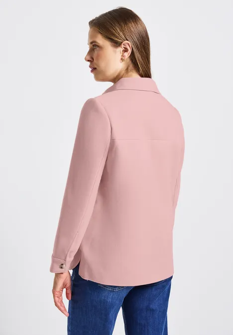 Overshirt In Wolloptik blush rose
