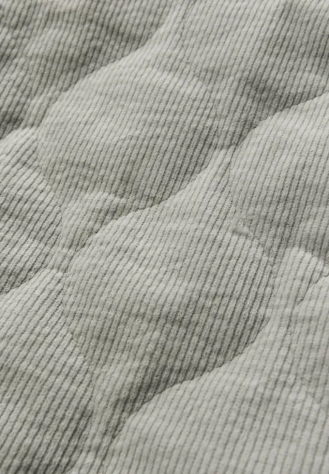 Cord Steppjacke mit Kapuze Fresh Sage