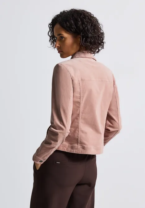 Mini-Cord Jacke faded rose