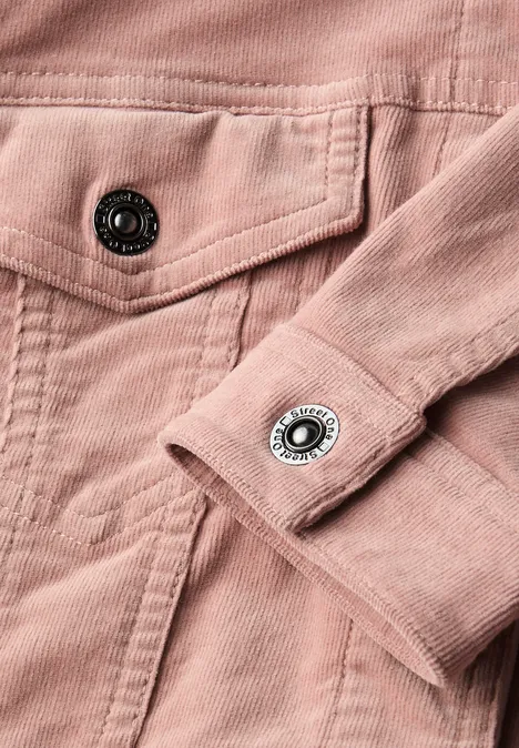 Mini-Cord Jacke faded rose