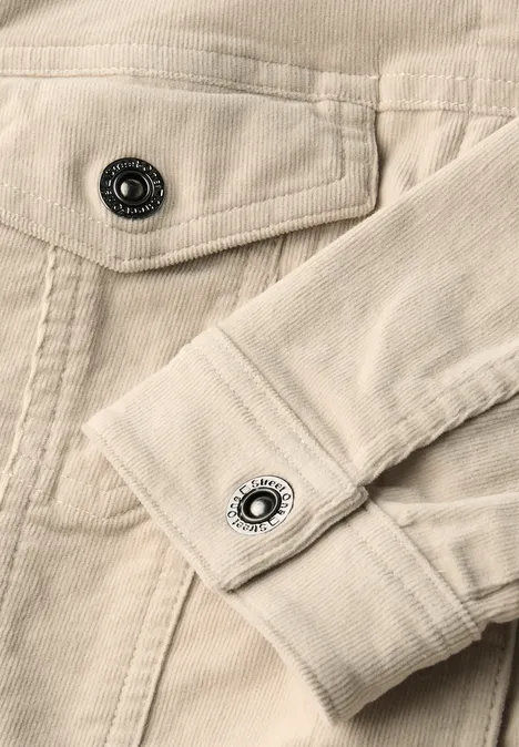 Mini-Cord Jacke malted beige