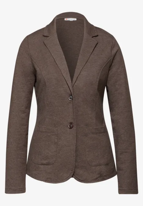 Basic Blazer dark hazelnut brown mel.