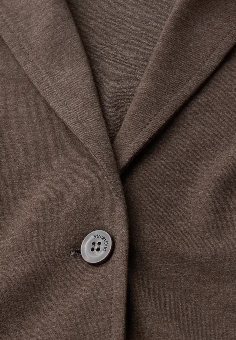 Basic Blazer dark hazelnut brown mel.