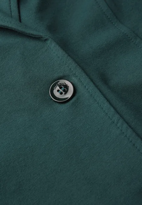 Basic Blazer deep teal green