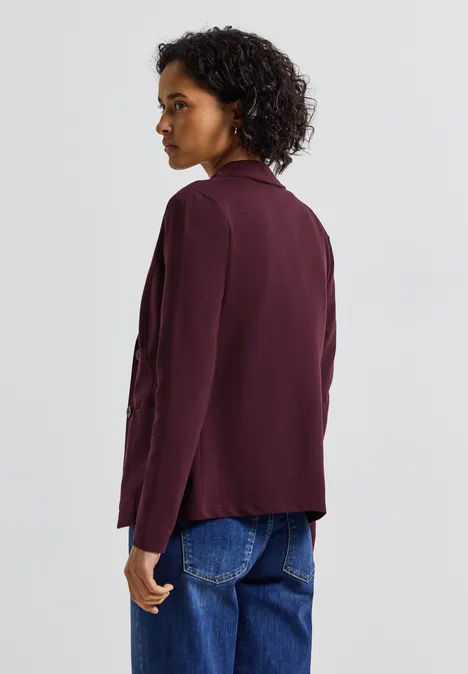 Basic Blazer wildberry red