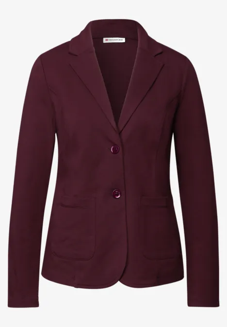Basic Blazer wildberry red