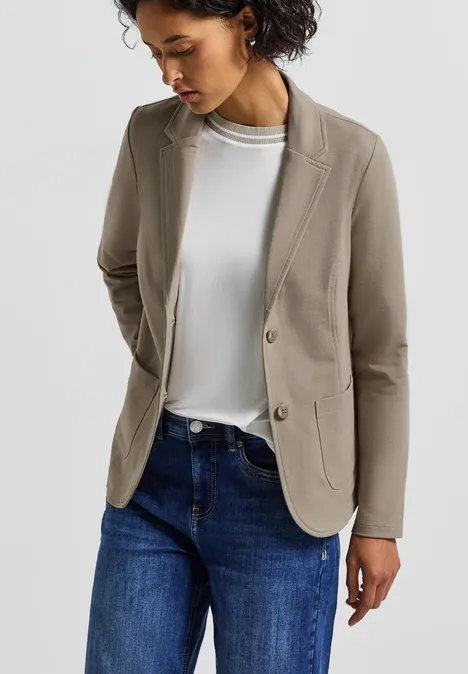 Basic Blazer mocha dream mel.