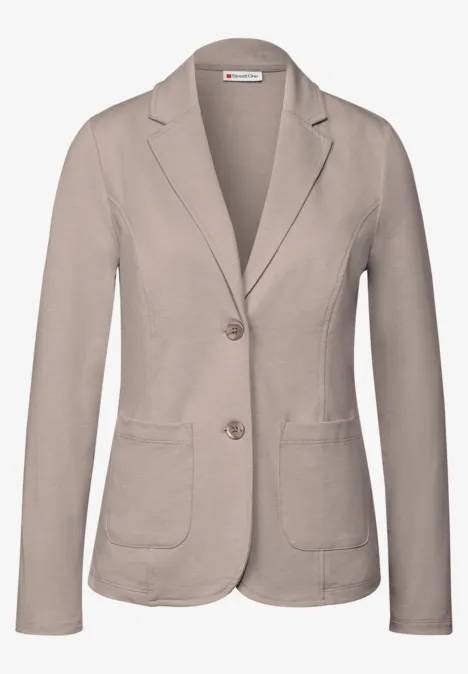 Blazer de base sandstone mocha mel.