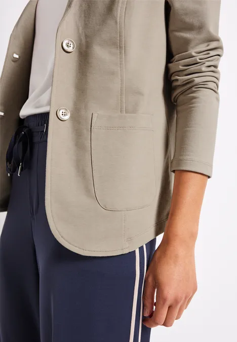 Basic Blazer morning beige mel.