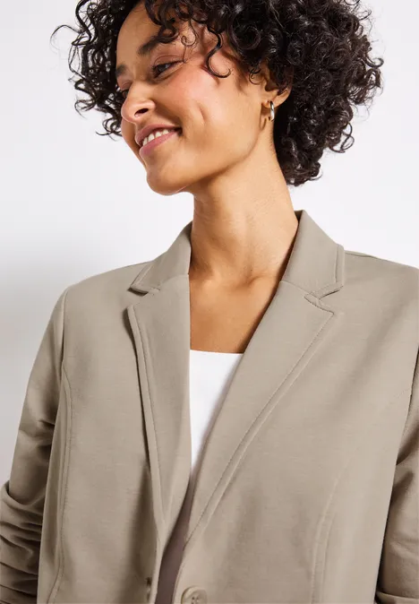 Basic Blazer morning beige mel.