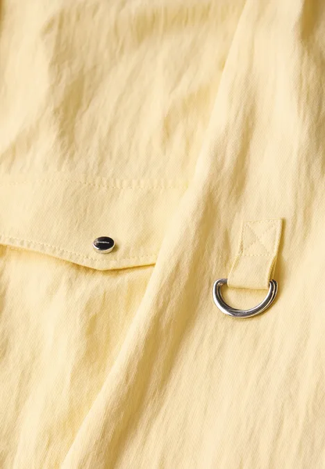 Leichte Strukturjacke buttercream yellow