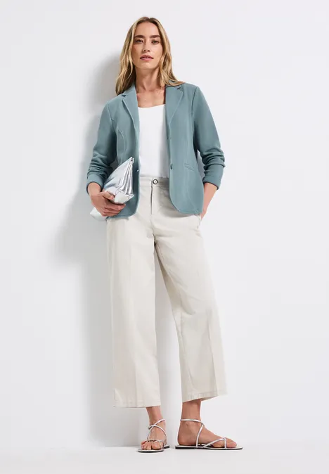 Basic Blazer mit Struktur arona blue