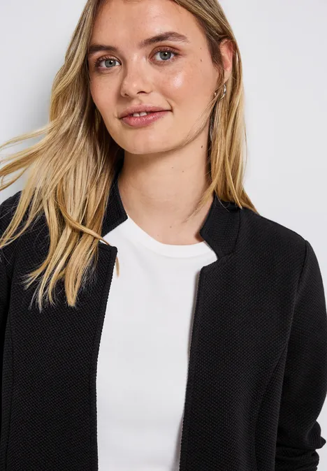 Jacquard Blazer Black