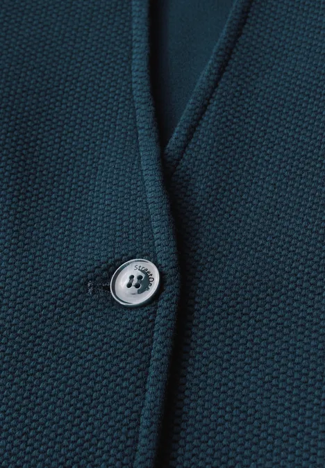 Jacquard Blazer tide blue